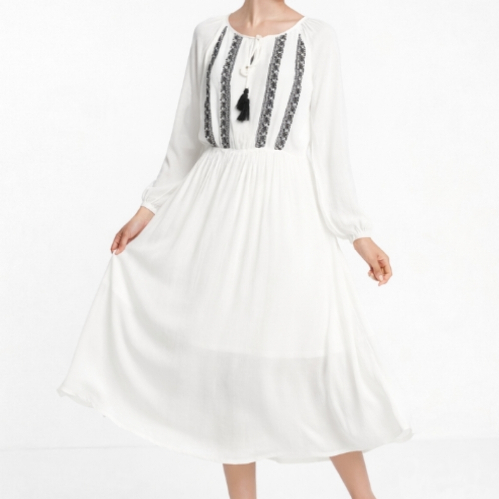 NEW ASOS | $110 En Crème Embroidered Dress